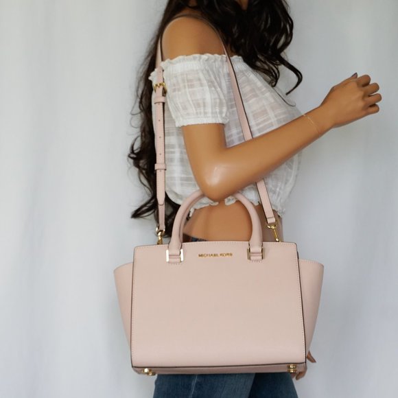 Michael Kors Selma M Satchel Bag & Wallet Blossom - Picture 5 of 8